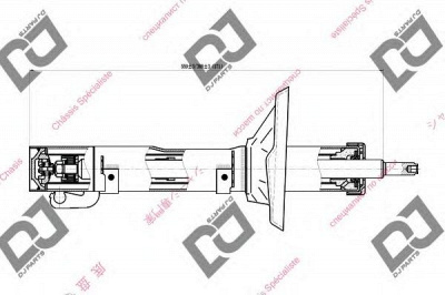 DJ PARTS ds1754gs -  Амортизатор